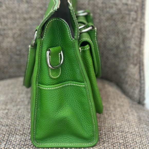 Dooney & Bourke Pebbled Leather Bag – Kelly Green - Picture 8 of 9